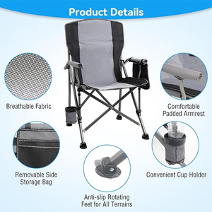Chaise <span class=keywords><strong>de</strong></span> plage <span class=keywords><strong>de</strong></span> camping portable <span class=keywords><strong>de</strong></span> luxe <span class=keywords><strong>de</strong></span> haute qualité chaise <span class=keywords><strong>de</strong></span> pêche en plein air pliante <span class=keywords><strong>de</strong></span> <span class=keywords><strong>jardin</strong></span> en gros - Product Image 5