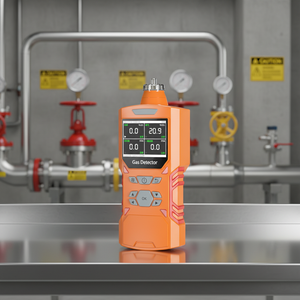 Tragbarer 4-in-1-Multigasdetektor mit Pumpe für H2S/O2/CO/LEL, Gasmonitor mit Ton-, Licht- und Vibrationsalarm. - Product Image 2