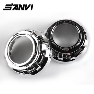 SANVI 3.0 Inch Cover Shrouds Housing for <b>Led</b> <b>Projector</b> HID Lens Laser Headlight Car Headlight <b>Projector</b> Lens Cover/shrouds - Product Image 1