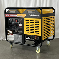 Groupe électrogène diesel efficace 12KW 12KVA 50/60Hz automatique 110V 220V 380V 480V 240V générateur de puissance de secours à domicile silencieux cuivre torsadé ATS