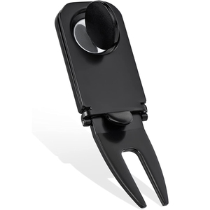 Herramienta multiusos de metal para golf al por mayor, herramienta para reparar el césped de golf, soporte para cigarros, herramienta multiusos para divots de golf - Product Image 4