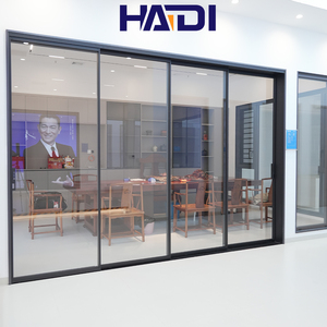 Puerta Corredera de Aleación de Aluminio HAIDI <span class=keywords><strong>para</strong></span> Uso Doméstico y Comercial con Vidrio Insonorizado - Product Image 2