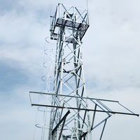 Tour de surveillance en acier galvanisé à chaud imperméable pour la surveillance de la circulation routière et le montage de caméras de sécurité routière