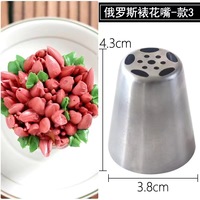 28 modèles d'embouts de glaçage à fleurs roses embout de glaçage coupe à biscuits gâteau de cuisson fournitures décoratives embouts de tuyauterie russes