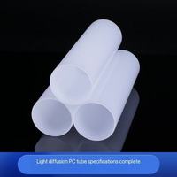 Tubes en plastique laiteux diffuseurs de lumière personnalisables. Pour les rampes, l'éclairage et les présentoirs. Assure une éclairage doux et une longue durée de vie