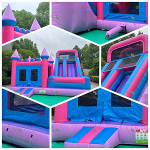 <span class=keywords><strong>Castillo</strong></span> Inflable Comercial con Tobogán para Alquiler en Fiestas y Eventos al Aire Libre - Product Image 5