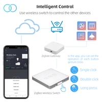 1/2/3 Gang système de maison intelligente automatique complet Tuya ZigBee panneau tactile sans fil alimenté par batterie scène intelligente interrupteur d'éclairage mural