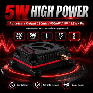 Transmission <span class=keywords><strong>d</strong></span>'images VTX ultra longue portée 5W haute puissance 5000mW pour drone professionnel, <span class=keywords><strong>vol</strong></span> longue distance - Product Image 6