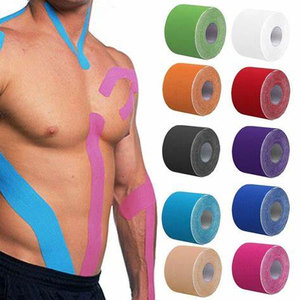 Venta al por mayor rollo estándar elástico deportivo de algodón 5cm <span class=keywords><strong>impermeable</strong></span> deportes músculo <span class=keywords><strong>cinta</strong></span> de kinesiología - Product Image 2