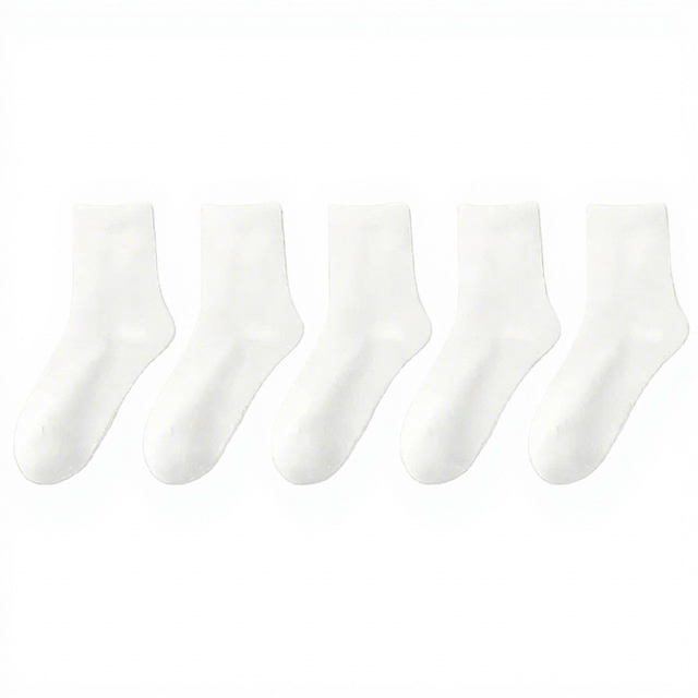 Disposable Unisex Casual Antibacterial Deodorizing Sweat-Absorbing Moisture-Wicking Solid Mid-Calf Low-Cut Socks-Daily Throwaway