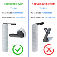 Kit de remplacement de brosse à rouleau souple avec filtre HEPA compatible avec les aspirateurs Tineco Floor One S6 / Floor One S7 Pro FW110700DE FW200700EU
