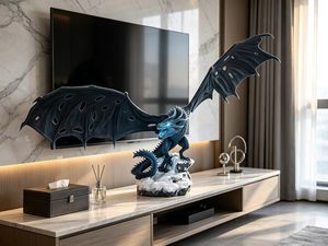Nous faisons principalement des produits personnalisés photos juste pour référence Art personnalisé recueillir Animation modèle résine Dragon Statue - Product Image 3