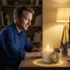 Candela aromatica dei Dodici Segni Zodiacali: Cancro, Capricorno, Ariete, Shangri-La. Candela decorativa profumata per la casa, candela per aromaterapia. - Product Image 6