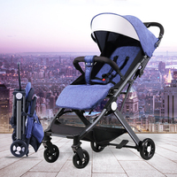 Poussette double pliable système de voyage bébé landau poussette léger 2023