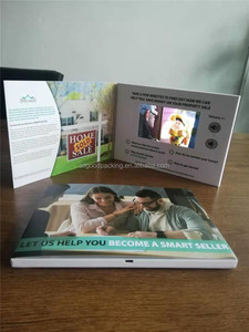 Özel reklam broşürü emlak Video broşürü 7 inç Lcd ekran Video emlak komisyoncusu için kartvizit - Product Image 2