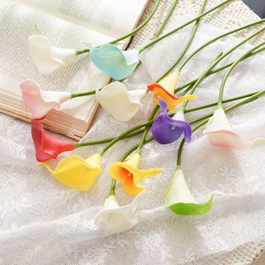 Fabricante de Flores Artificiales de Calla Lily Mini Semimanuales y Semimecánicas Personalizadas, Venta al por Mayor, Decoración de Bodas, Estilo INS - Product Image 2