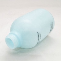 Vente en gros de flacons en plastique pour savon liquide, shampooing, gel douche, lotion pour le corps, 400 ml, finition mate HDPE, toucher doux, pompe
