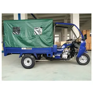 Tricycle motorisé avec tente arrière, accessoire de refroidissement à eau, cabine, cargo, 250cc