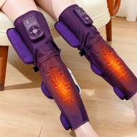 Masseur de jambes sans fil BISD BISD-X301 avec batterie 2000 mAh – Appareil de massage électrique sans fil à compression d'air pour mollets, idéal pour la maison (parfait comme cadeau)
