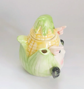 Originale Mini Teiera a Forma di Pannocchia, Teiera in Porcellana per Souvenir, Ottimo Aggiunta alla Tua <span class=keywords><strong>Collezione</strong></span> di <span class=keywords><strong>Teiere</strong></span> Originali - Product Image 3