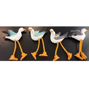 Manufacturer Custom Tourist Souvenir 3D Resin Nautical Bird Seagull Fridge Magnet