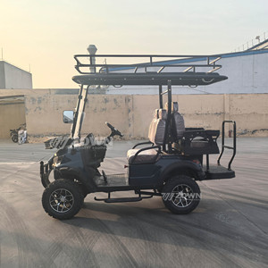 2026 Trend Off-Road Electric Golf Cart 4 Seats <b>72V</b> Lithium <b>Battery</b> Independent Suspension CE Certified Hunting Golf Cart - Product Image 2