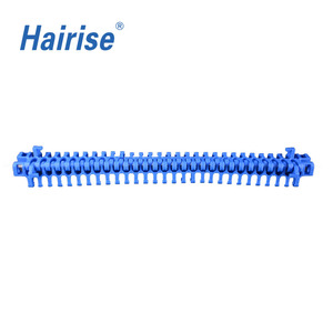 רשת שטוחה מסדרת Har2400 איכותית למזון עם מסילת פינה עבור מסוע מודולרי מפלסטיק - Product Image 6