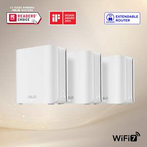 Venta al por Mayor ZenWiFi BD4 Paquete de 3, WiFi 7 de Doble Banda, 3600 Mbps, Puertos 2.5G, Seguridad, Control Parental, Versión Estadounidense - Product Image 5