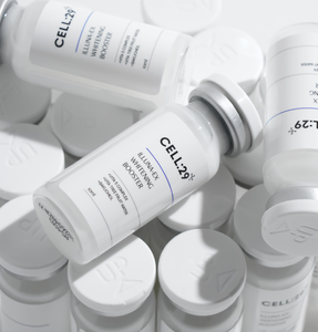 Ampolla Blanqueadora CELL29 con Agua de Fruta de Hippophea Rhamnoides, Alfa-Arbutina, Complejo de Vitaminas B3/B5/C/E para Manchas Oscuras en la Piel - Product Image 1