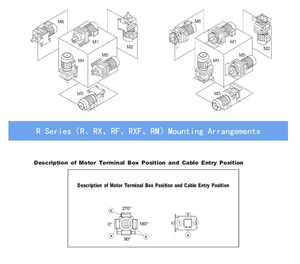Réducteur de boîte de vitesses hélicoïdale à charge élevée R77 série 3KW boîte de vitesses hélicoïdale à couple élevé pour l'industrie des machines - Product Image 6