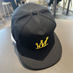 New Arrival Crown Embroidery <b>Flat</b> Bill Baseball <b>Cap</b> Two Tone Black White Snapback <b>Cap</b> for <b>Men</b> Women Hip Hop Streetwear Hat - Product Image 4