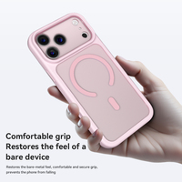 Coque magnétique mate pour iPhone 18 Pro Max, 17 Pro, 15, 14, 13 Pro Max, coque arrière antichoc en PC et TPU avec aimant