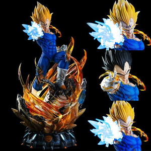 LS <span class=keywords><strong>Super</strong></span> Frozen Japan 1/<span class=keywords><strong>6</strong></span> Figurine Lumineuse à Trois Têtes, Nouveau Modèle en PVC, Accessoire Anime avec Emballage d'Origine <span class=keywords><strong>Vegeta</strong></span> Bejitto - Product Image 3