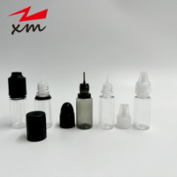 Bouteille compte-gouttes en plastique PET de 10 ml, 15 ml, 20 ml TPD V3 pour liquides et huiles
