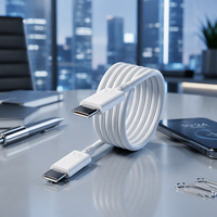 Kabel Pengisian Cepat 6A Tipe C ke Tipe C dengan Chip E-Marker, Kabel Data TPE untuk 100W untuk Ponsel dan Tablet Android 1M 2M OEM ODM Grosir