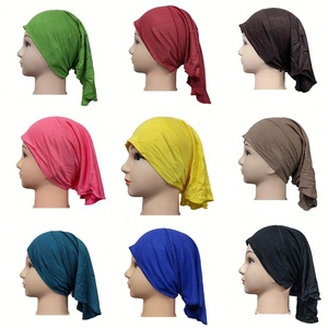<span class=keywords><strong>Bonnet</strong></span> Turban Élastique Musulman Islamique en Jersey de Coton Extensible – Sous-Hijab pour Nuit et Sommeil – <span class=keywords><strong>Bonnet</strong></span> Turban pour Femmes et Filles Musulmanes - Product Image 2