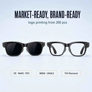 Gafas Inteligentes con Cámara IA, Traducción en Tiempo Real, Asistente de Voz, Control Táctil, Lentes Intercambiables, para Viajes, Venta al Por Mayor - Product Image 5