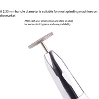 Disque de sablage pour prétraitement des bords de vernis à ongles, outil de meulage de 20 mm
