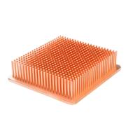 Dongguan Custom Cnc Square Round Pin Fin Heatsink Cooper Servers Cooler Cold Forging Led Light Cpu Radiateurs Heat Sink