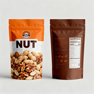 Bolsas Doypack de Mylar con Cierre Hermético, Impresión Personalizada, Mate, para Envasado de Nueces de Anacardo - Product Image 2