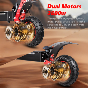 Scooter Eléctrico X7Pro de Doble Motor y 3600W, 65km/h, 48V 21Ah, Autonomía de 60Km, Plegable, Sistema de Doble Motor ES-X7Pro que Proporciona una Aceleración Potente - Product Image 1