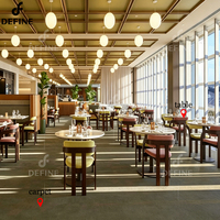 Ensembles de meubles modernes pour cafés, restaurants, salles à manger, hôtels, ensembles de tables et chaises personnalisés