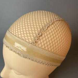 Gorro de Peluca de encaje negro reutilizable ajustable con 3 Clips gorro de tejido de malla de ganchillo elástico para pelucas de ganchillo DIY - Product Image 4