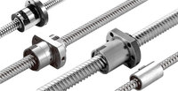 Paire de vis à billes linéaires C5 1605 en acier pour composants essentiels de CNC, supports de guidage linéaire pour mouvements linéaires