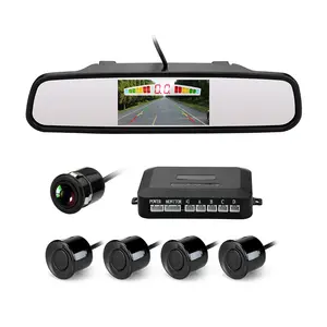 Espejo Retrovisor Con Camara Car Reversing Aid Reverse Video Parking Sensor Ce Auto Parktronic Radar Monitor