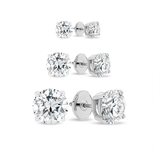 <span class=keywords><strong>3</strong></span>個入り パーフェクトラボイヤリング 18K純金 <span class=keywords><strong>1</strong></span>カラット ツイストスモールダイヤモンドスタッド - Product Image 4