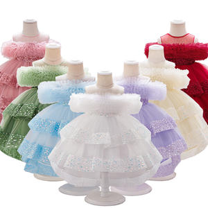 <span class=keywords><strong>Robe</strong></span> de Princesse en Dentelle d'Été de Haute Qualité pour Enfants, Adorable <span class=keywords><strong>Robe</strong></span> de Bal pour Filles de 6 Mois à 3 Ans, Robes de Fête et de Mariage AT003XZ - Product Image 1