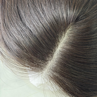 Topper en dentelle HD 6*78*10 en cheveux humains pour femmes souffrant de cheveux clairsemés et de perte de cheveux, système de remplacement capillaire à effet cuir chevelu naturel