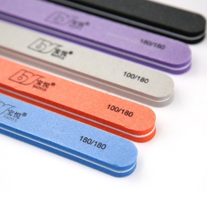 Free Sample Factory Price 12 mm Thikc <strong>Nail</strong> Care 100/180 Sand Sponge <strong>Shiny</strong> <strong>Nail</strong> File <strong>Buffer</strong> - Product Image 4