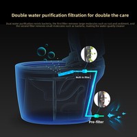 Toilette intelligente électronique de luxe avec chauffage multi-niveaux, affichage LED et bidet intelligent pour la construction de villas de luxe